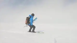 Snowkiting at Dyranut Turisthytte 2019