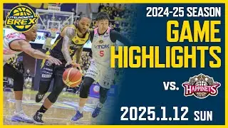 【HIGHLIGHTS】1/12(日) 秋田戦 12 January vs. Akita Northern Happinets