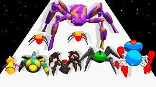 Spider Run Attack (INSECT EVOLUTION 3D) Max Level Spider Runner Gameplay Android iOS New Games