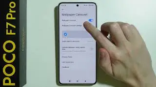 POCO F7 Pro: How to Turn ON Wallpaper Carousel