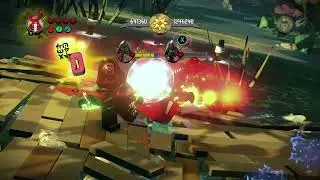 The LEGO Ninjago Movie Videogame Boss Acronix & Krux with Fangtom
