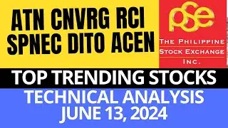 [STOCK MARKET] ATN | CNVRG | RCI | SPNEC | DITO | ACEN : PSE TECHNICAL ANALYSIS