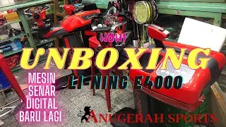 UNBOXING MESIN SENAR DIGITAL BARU LAGI - LI-NING E4000 by Anugerah Sports