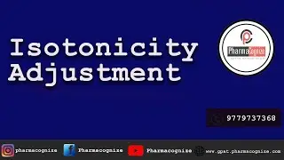 Isotonicity adjustment