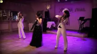 Электро трио Violin Group DOLLS, шоу  в черно-белой тематике