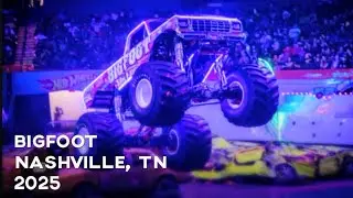 HOT WHEELS MONSTER TRUCKS LIVE - BIGFOOT - FREESTYLE & HIGHLIGHTS - NASHVILLE, TN 2025