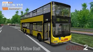 OMSI 2 Gameplay - Berlin X10 | Route X10 to S Teltow Stadt