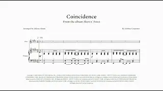 Coincidence - Sabrina Carpenter | OBOE AND PIANO SHEET MUSIC PDF | Arrangify