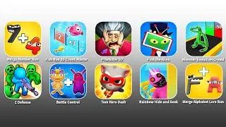Alphabet Lore Run,Merge Number Run,Prankster 3D,Find the Alien,Fish Run 3D Count Master,Monster