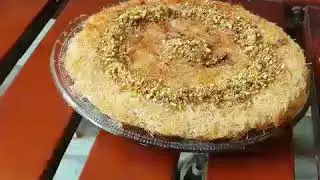 KUNAFA/Vermicelli Kunafa/Middle   Eastern Dessert/Ishbin Diary