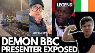 Ведущий BBC зашипел, как демон, когда упомянули Иисуса.