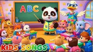 Abc Teacher PANDA 🅰️🅱️ ALPHABET 🐼- Kids Songs - Fun and Learning