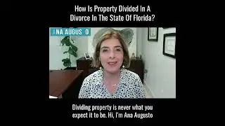 How is Property Divided in a Divorce in the State of Florida?