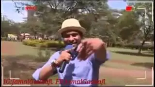 THE KTN PRESENTER Jamal Gaddafi