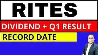 RITES share latest news I RITES dividend I RITES q1 result 2026 I RITES result today I DIVIDEND