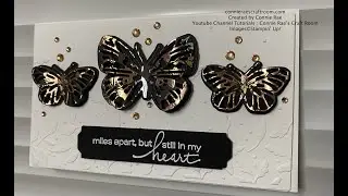 A Stampin' Up! Project with Connie-Rae: Butterflies Simply Elegant DSP Beautiful to make and give.
