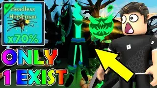 ONLY 1 EXIST! NEW HEADLESS HORSEMAN HARD SECRET PET in Clicker Simulator (Roblox) I Met A YouTuber!