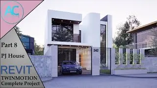 PJ House | Часть 8 | Полный пошаговый проект | Учебное пособие по Revit и Twinmotion