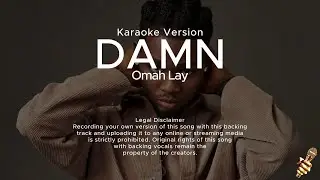 Omah Lay - Damn (Karaoke Version)
