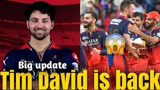 Tim David is back🥵💥 &ndash; Returned to full fitness and power in IPL 2026
