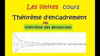 Terminale S-Les limites- Le théorème des  gendarmes 🏁 COURS encadrement