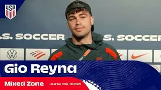 Gio Reyna on USMNT's Knockout Round Focus vs. Bosnia | Mixed Zone | 2026 FIFA World Cup