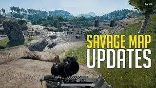 PUBG Savage Map Updates! New Places and Features (Playerunknown's Battlegrounds)