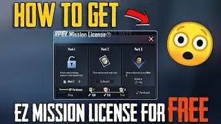 HOW TO GET PUBG MOBILE RP EZ MISSION LICENSE FOR FREE ??