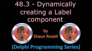 Delphi Programming Series: 48.3 - Dynamically creating a Label component