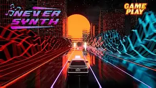 NeverSynth ★ Gameplay ★ PC Steam Dynamic Musical Rhythm Arcade game 2022