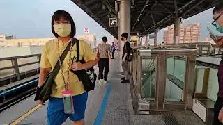 Kaohsiung - Nanzih Export Processing Zone (R19) - Platform #mrt #green #kaohsiung #redine