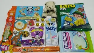 Pocky, Taro, Yupi, Biscuits, Marshmallows, Jelly Candy, Lollipops, Hello Panda, Snacks