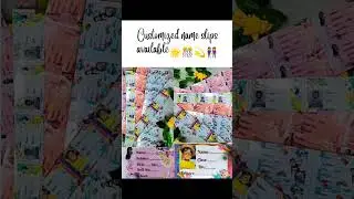 customized name slips available 🌟🎊 contact number:8138952799 #happycostumer #nameslips#newpost#like