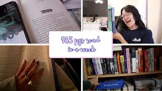965 pgs in a week to catch up on my reading goal| Noa Jasmine