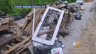 Construction Debris Illegally Dumped In LI Neighborhood