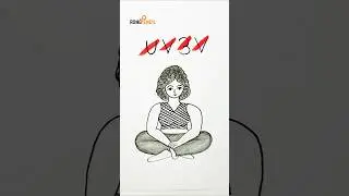 Как нарисовать девочку | Простой рисунок девочки | Рисование девочки легко | #рисунокдевочки #иск...