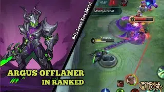 Chou Kena Mental Argus Offlaner Build Argus Paling Sakit 2021 | Mobile Legends