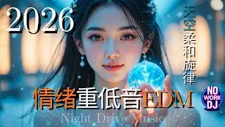 🎧 情绪重低音 EDM 2026｜天空 The Sky Above • 柔和旋律 × 情绪歌词 | Night Drive Music ｜NO WORK DJ
