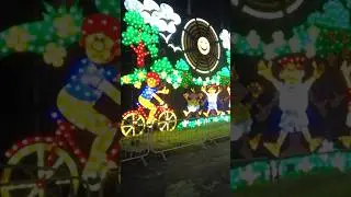 Blackpool Illuminations Tableaux Green Machine The Ultimate Illuminations Tour England UK 4K 🚂 🇬🇧