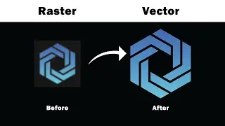 From Pixel to Perfection: Stunning Geometric Logo Transformation (Raster to Vector)