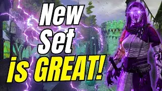 ESO PvP - BRAND NEW Set Is AMAZING DPS! - [Battleground Chronicles]