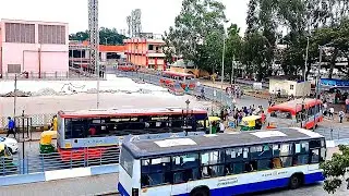 Ksrtc majestic bus station and bmtc majestic bus station #ksrtcbus #bmtcbus #bangalorecity #redbus