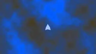 a blue arrowhead: a paced breathing in a ten seconds rhythm