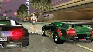 NFS Underground 2 - Lamborghini Countach vs Bugatti