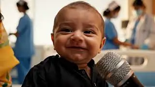 Mere 2 Chacho Hein Aur Dono He Muje Achy Lagte Hein Baby and Girl Ai Interview Video #ai #aibaby