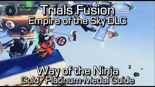 Trials Fusion - Way of the Machine Gold Medal Guide - Empire of the Sky DLC - Hardest DLC Track