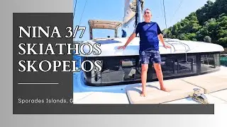 NINA Day 3/7 Sailing Yacht | SKIATHOS, SKOPELOS, AG. IOANNIS | Lagoon 40 Catamaran Sporades Islands