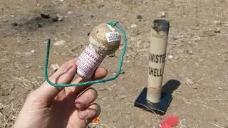 Lighting fireworks during the day!