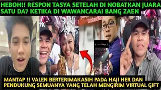 HEBOH!! RESPON TASYA SAAT DI KONFIRMASI BANG ZAEN SETELAH MENANG JUARA DA7