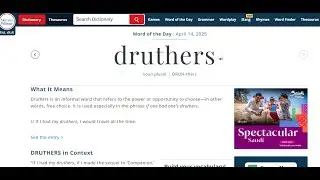 Word of the day: Druthers (14th April 2025)